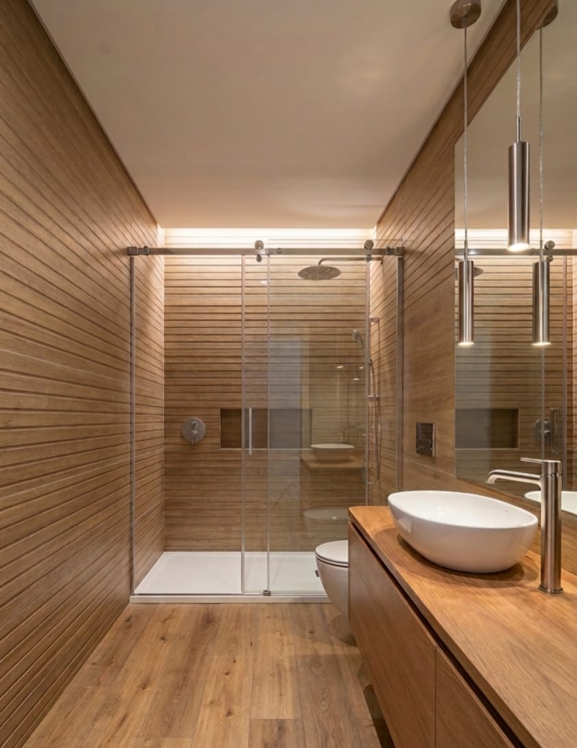 Casa de banho remodelada pela INOVOBRAS